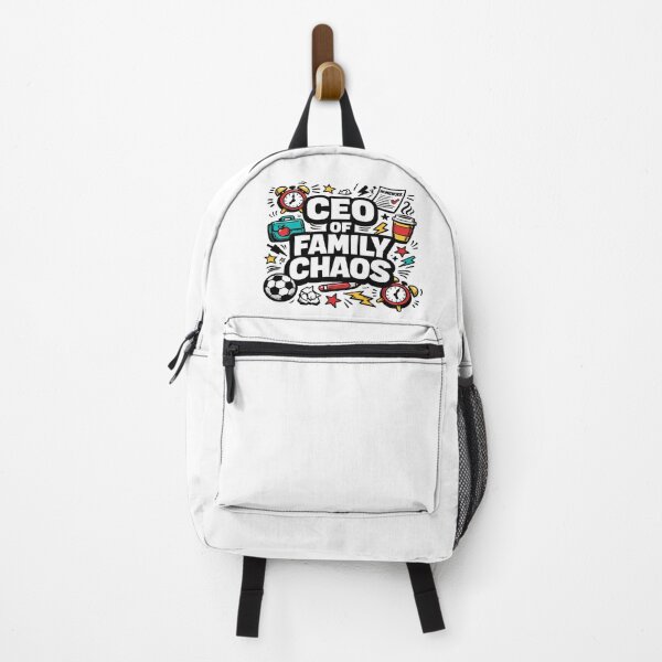 Item preview, CEO of Family Chaos Funny Parenting Design | Busy Mom Dad Humor Graphic designed and sold by Bright Nest Studio.