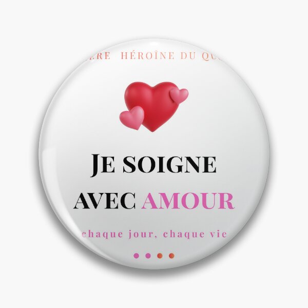 Item preview, Nurse – "I care with love" – Everyday Hero designed and sold by DIAMVERA.