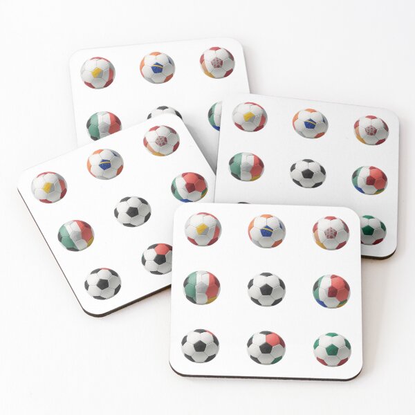 Item preview, World Football Balls – Country Flag Inspired Soccer Design | International Game Day Art designed and sold by Pigmentra.
