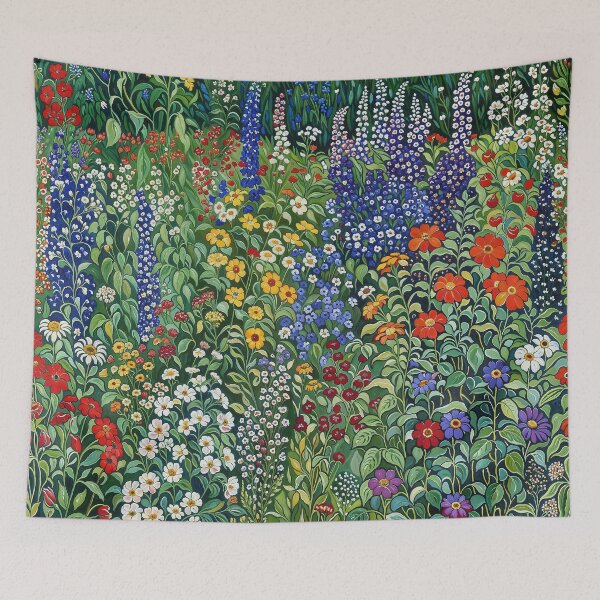 Item preview, Gustav Klimt Flower Garden designed and sold by maniacfitness.