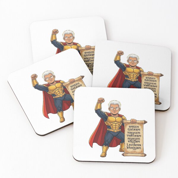 Item preview, Angen Gatram Naynem Vaktram Sticker | Funny Viral  Desi Hero Sanskrit Dialogue Humor Sticker designed and sold by ChaosAndChill.