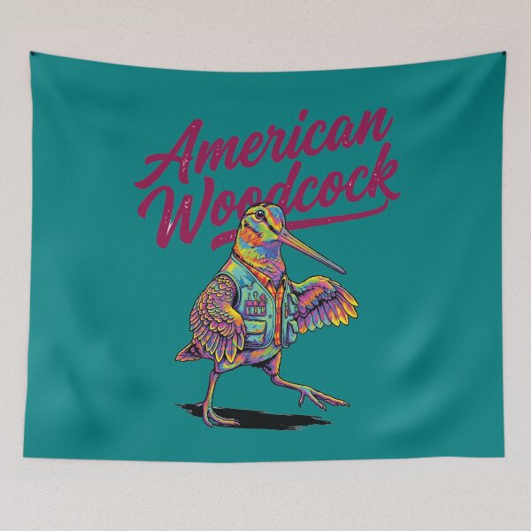 Item preview, American Woodcock Pop Art - Tiptoe designed and sold by Tee-se Me More.