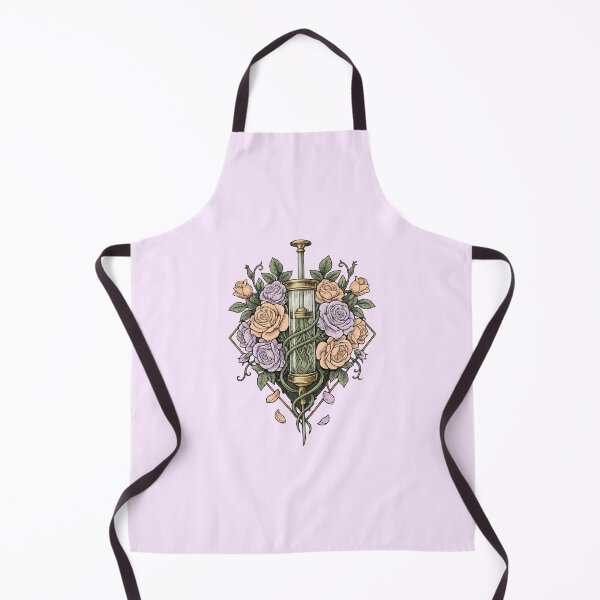 Item preview, Gothic Hourglass Rose Sword Dark Floral Art designed and sold by VibeMax.