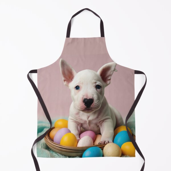 Item preview, Easter Joys with an English Bull Terrier Puppy 8 designed and sold by Reefmaniac.