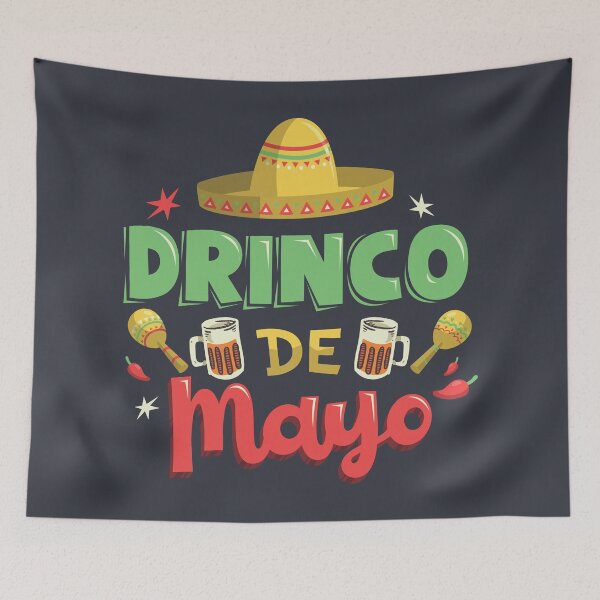Item preview, Drinco De Mayo Funny Mexican Fiesta Beer Party Graphics designed and sold by artworkathome.