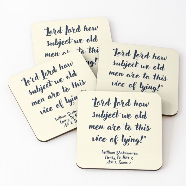 Item preview, Lit Shakespeare Quote from Henry the Fourth designed and sold by CharlottePlaceArt.
