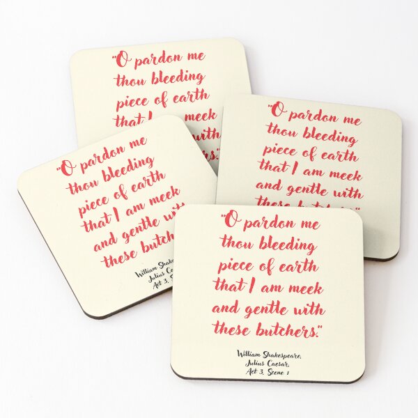 Item preview, Cool Shakespeare Quote from Julius Caesar designed and sold by CharlottePlaceArt.