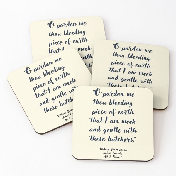 Item preview, Copy of Cool Shakespeare Quote from Julius Caesar designed and sold by CharlottePlaceArt.