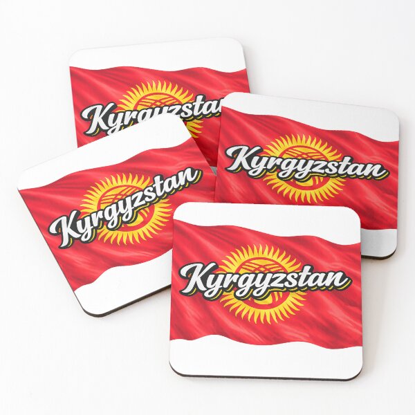 Item preview, Kyrgyzstan Flag Waving Design – Kyrgyz National Pride Graphic, Central Asia Flag Artwork, Kyrgyz Heritage Gift designed and sold by GarnerSupplyCo.