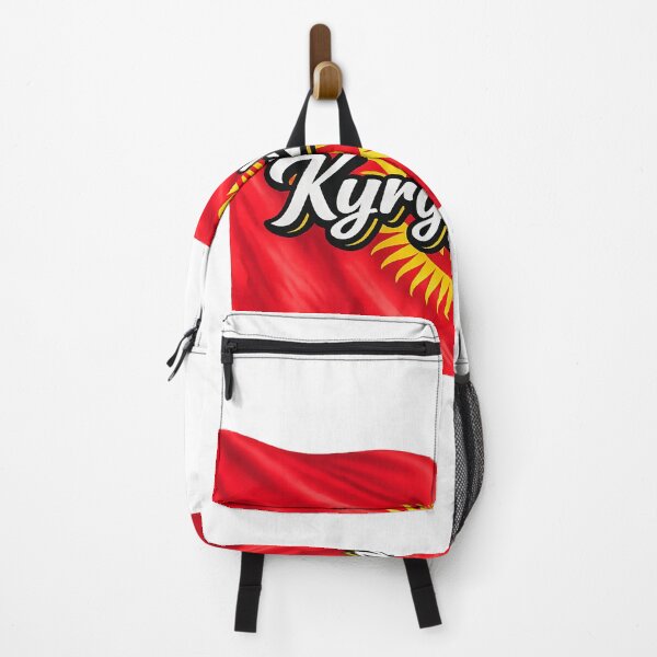 Item preview, Kyrgyzstan Flag Waving Design – Kyrgyz National Pride Graphic, Central Asia Flag Artwork, Kyrgyz Heritage Gift designed and sold by GarnerSupplyCo.