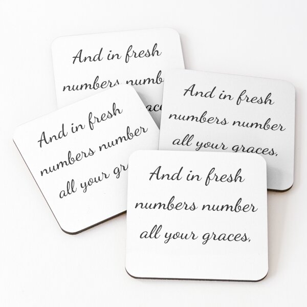 Item preview, "And in fresh numbers number all your graces," - handwriting black designed and sold by ariksworld.