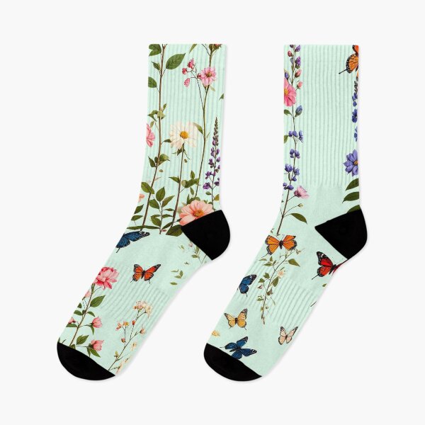 Item preview, colourful butterflies between Flowers  designed and sold by Creative Visualize.