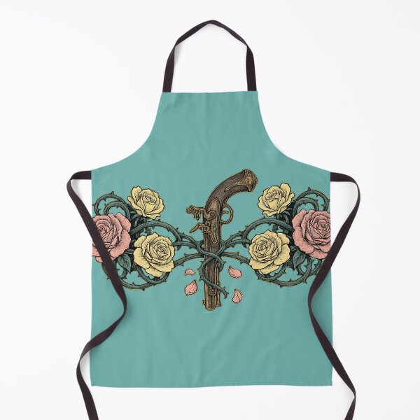 Item preview, Gothic Flintlock Pistol Rose Victorian Botanical Art designed and sold by VibeMax.