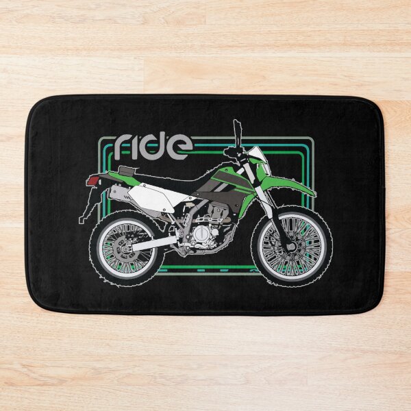 Item preview, KLR 650 Ride Retro Neon Bike Tee designed and sold by FroggyBaBoy.