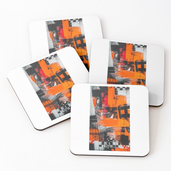 Item preview, Graffiti Orange Abstract Art Modern Colors designed and sold by alber-garnell.