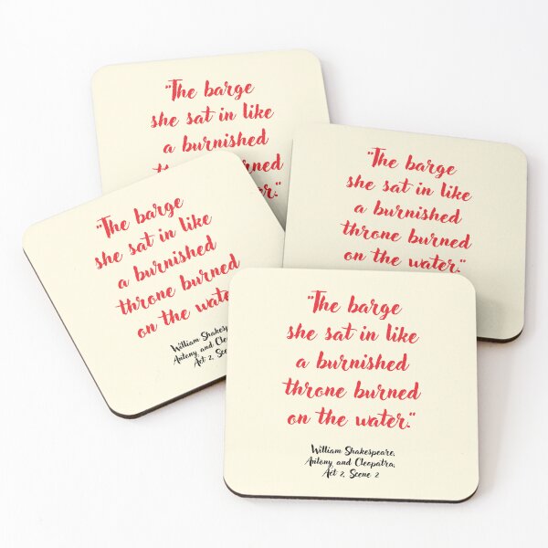 Item preview, Cool Shakespeare Quote from Antony and Cleopatra designed and sold by CharlottePlaceArt.