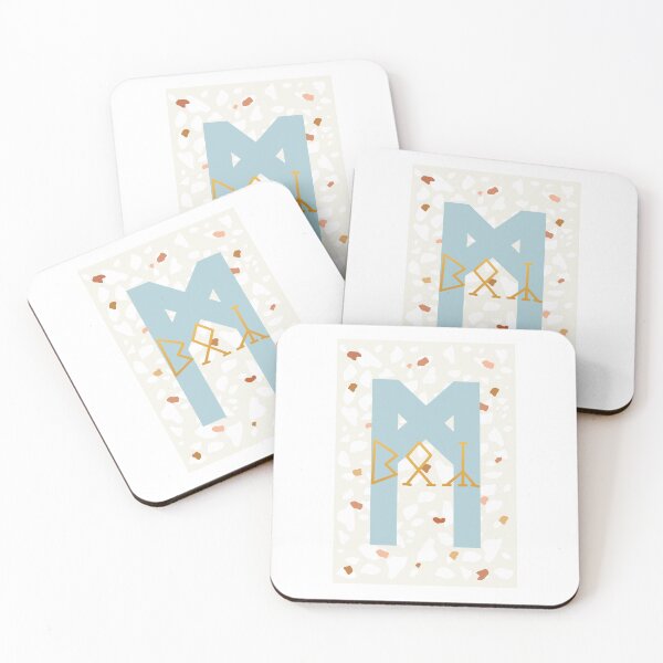 Item preview, Birthday card Boy runic M (Mannaz) designed and sold by TotalKejas.