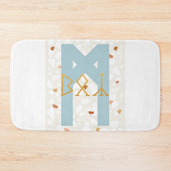 Item preview, Birthday card Boy runic M (Mannaz) designed and sold by TotalKejas.