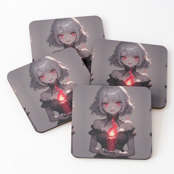 Item preview, Gothic vampire girl - Gray background designed and sold by ArtsJulian.