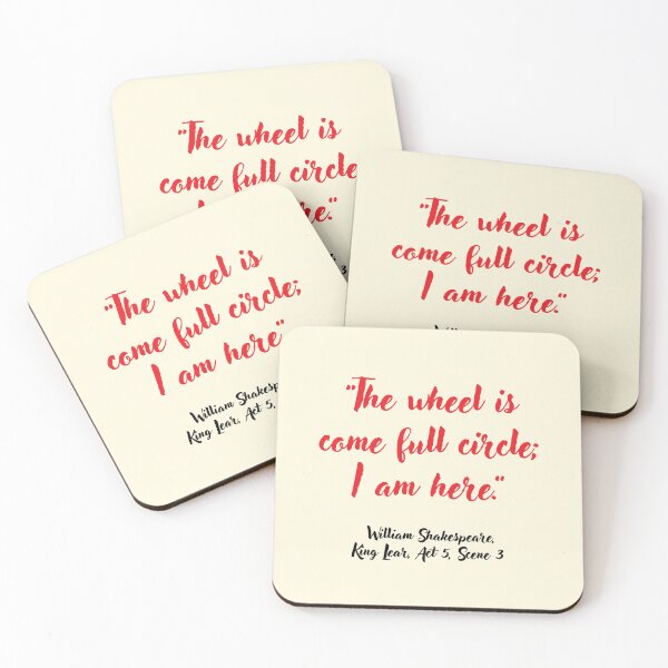 Item preview, Lit Shakespeare Quote from King Lear designed and sold by CharlottePlaceArt.