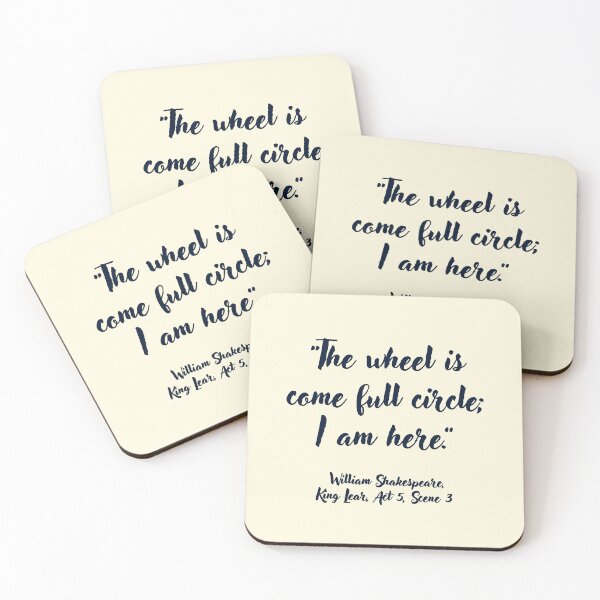 Item preview, Lit Shakespeare Quote from King Lear designed and sold by CharlottePlaceArt.