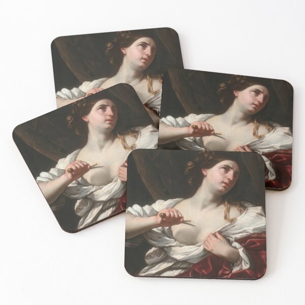 Item preview, Baroque Lucretia Painting Guido Reni Classical Tragic Portrait designed and sold by TheSoulOfArt.
