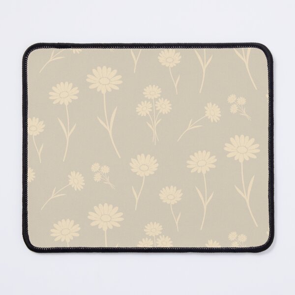 Item preview, Seamless floral pattern with chamomile silhouettes in pastel tones designed and sold by ingapv.