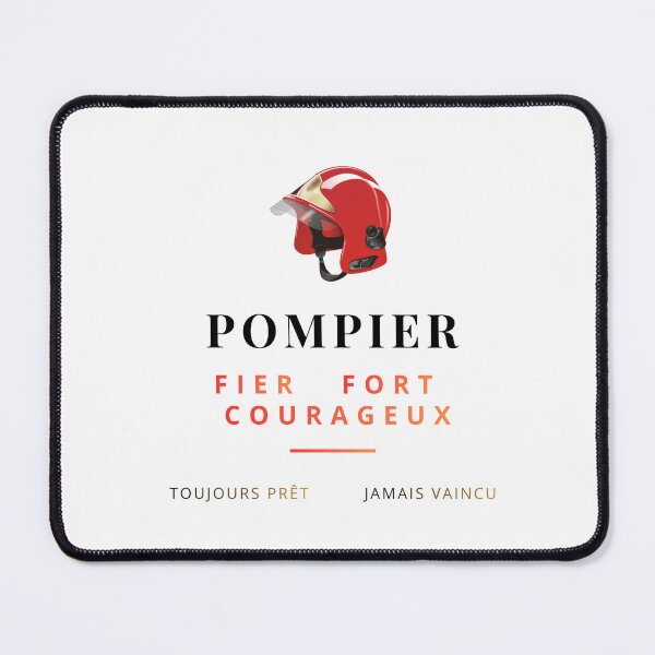 Item preview, Firefighters – "Proud, Strong, Courageous" – Modern F1 Helmet Design designed and sold by DIAMVERA.