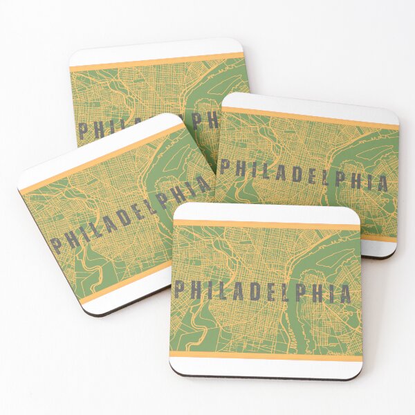Item preview, Map of Philadelphia designed and sold by Soccer4ja9.