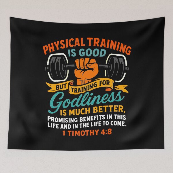 Item preview, 1 Timothy 4:8 Training For Godliness Is Much Better designed and sold by plushism.