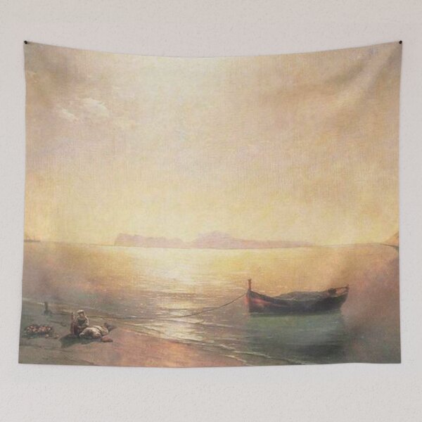 Item preview, Calm on the Mediterranean Sea designed and sold by SharonTheFirst.