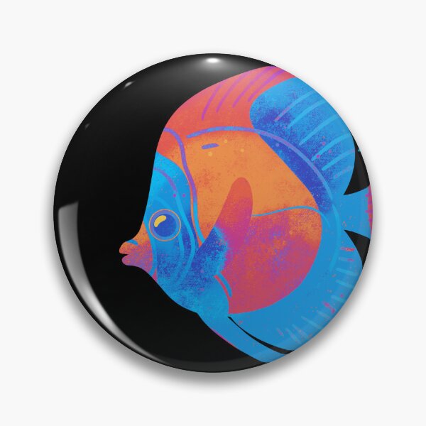 Item preview, Vibrant Abstract Fish Illustration – Neon Ocean Digital Art designed and sold by TRENDORART.