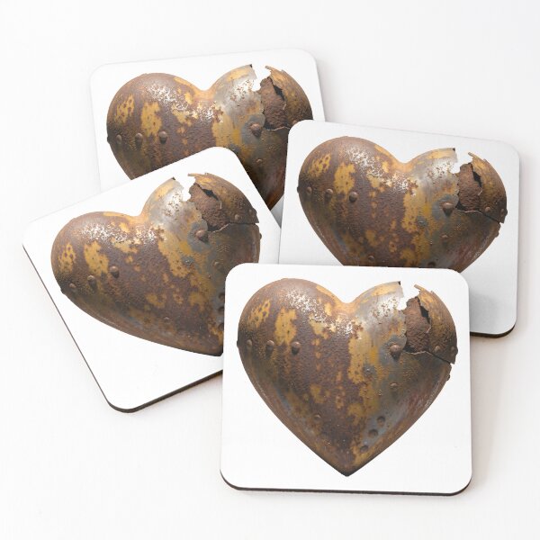 Item preview, Rusted Metal Heart – Grunge Industrial Love Symbol Artwork designed and sold by Marcu Ioachim.