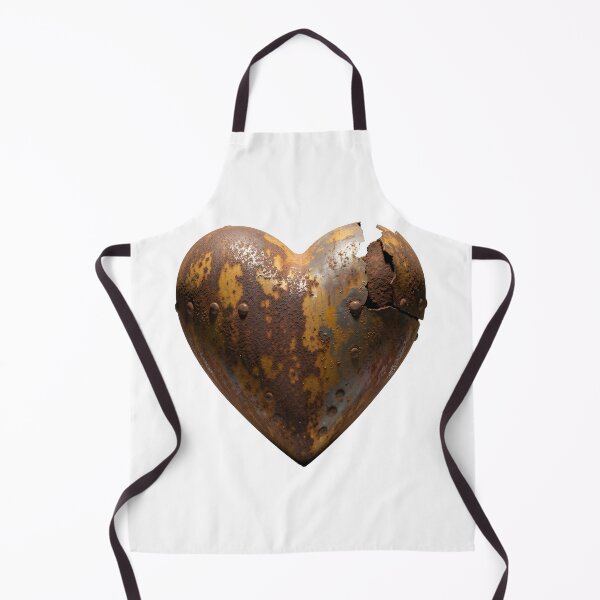 Item preview, Rusted Metal Heart – Grunge Industrial Love Symbol Artwork designed and sold by Marcu Ioachim.