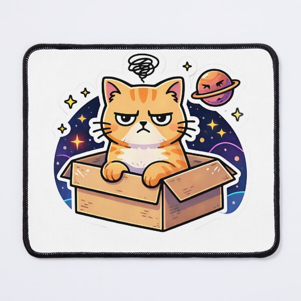 Item preview, Cosmic Cat Mood  designed and sold by Jaideep Walia.