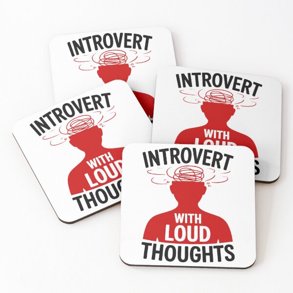 Item preview, With Loud Mind – Introvert Overthinking Anxiety Design | Mental Health Awareness Graphic designed and sold by amareshdas008.