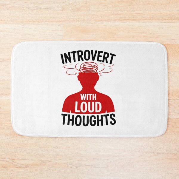 Item preview, With Loud Mind – Introvert Overthinking Anxiety Design | Mental Health Awareness Graphic designed and sold by amareshdas008.