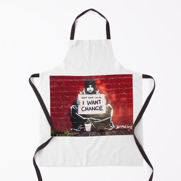 Item preview, Banksy Keep Your Coins, I Want Change Flower Thrower designed and sold by Kaibosh21.