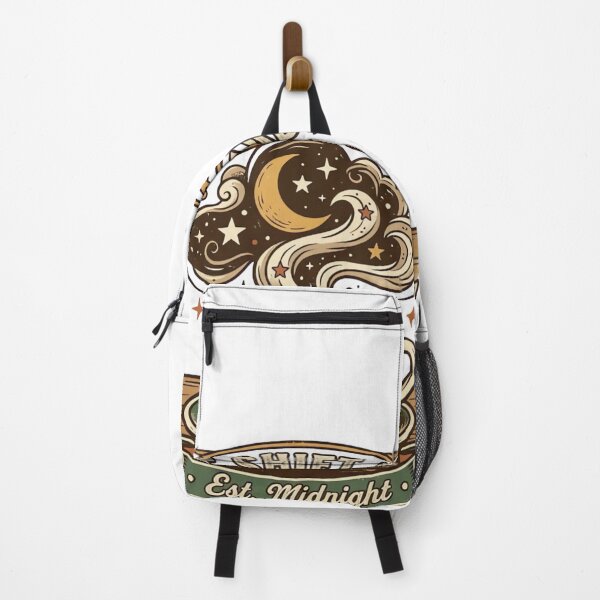 Item preview, Night Shift Squad Retro Coffee Moon Design designed and sold by urbinet.