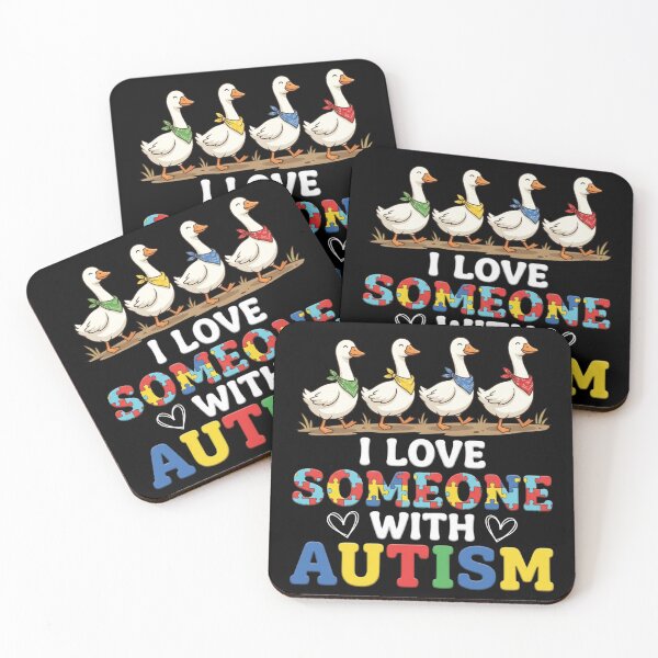 Item preview, I Love Someone With Autism Awareness Walking Geese designed and sold by Start with INGz.
