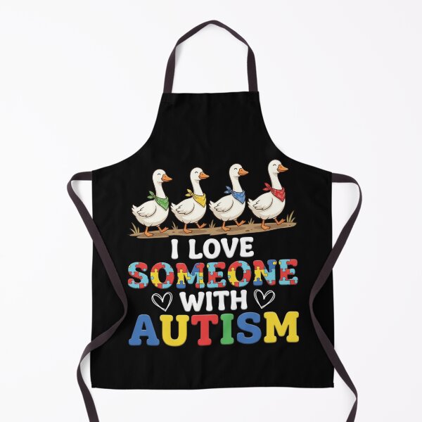 Item preview, I Love Someone With Autism Awareness Walking Geese designed and sold by Start with INGz.