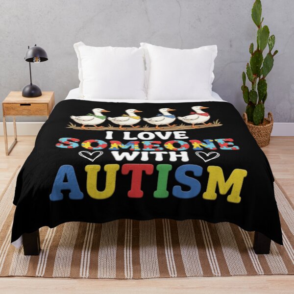 Item preview, I Love Someone With Autism Awareness Walking Geese designed and sold by Start with INGz.