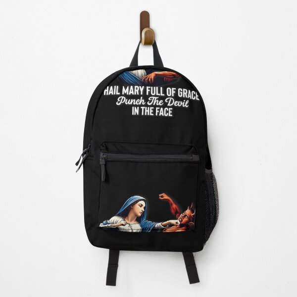 Item preview, Hail Mary Full of Grace Punch The Devil in The Face Catholic designed and sold by alber-garnell.