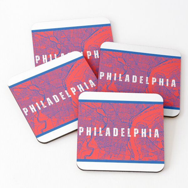 Item preview, Map of Philadelphia. 2 Phils colours  designed and sold by Soccer4ja9.