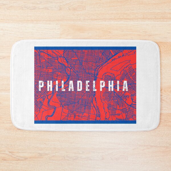 Item preview, Map of Philadelphia. 2 Phils colours  designed and sold by Soccer4ja9.