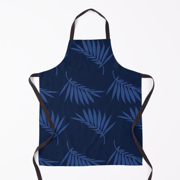 Item preview, Abstract Exotic Foliage Background with Dark Blue Botanical Silhouettes designed and sold by ingapv.