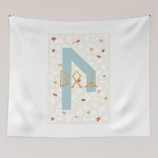 Item preview, Birthday card Boy runic U (Uruz) designed and sold by TotalKejas.