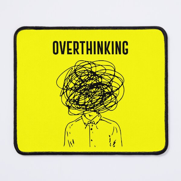 Item preview, Overthinking Introvert – Loud Mind Anxiety Design | Mental Health Awareness Graphic designed and sold by amareshdas008.