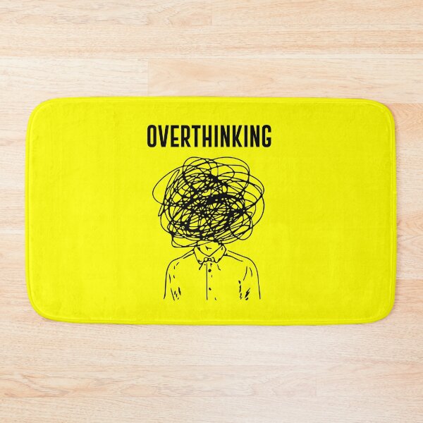 Item preview, Overthinking Introvert – Loud Mind Anxiety Design | Mental Health Awareness Graphic designed and sold by amareshdas008.