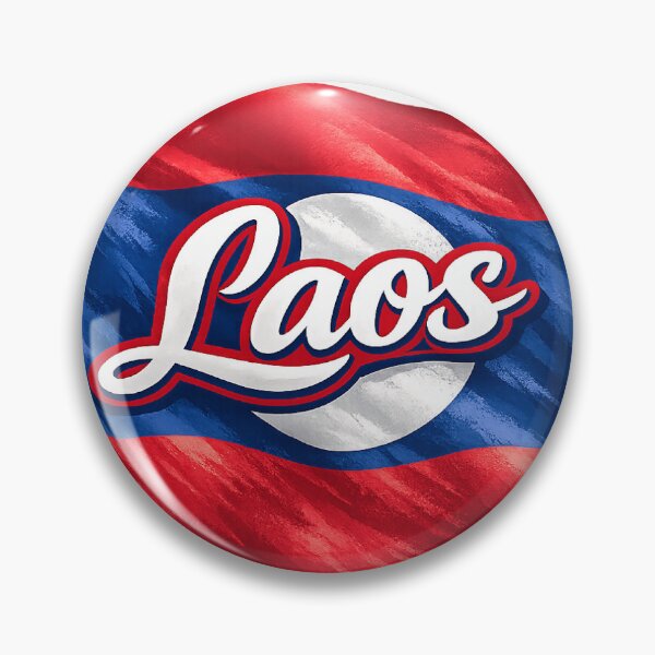 Item preview, Laos Flag Waving Design – Laos National Pride Graphic, Lao Heritage Artwork, Southeast Asia Flag Gift designed and sold by GarnerSupplyCo.